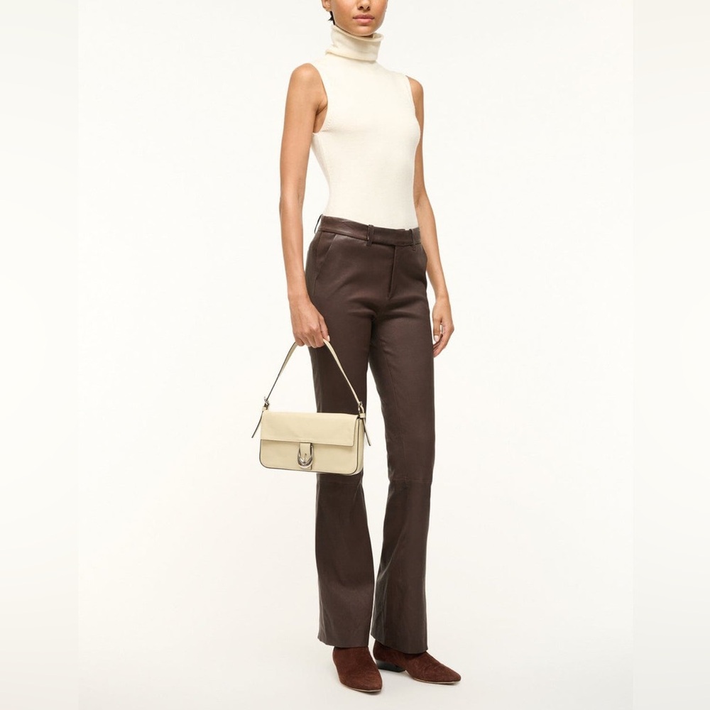 Price Firm - STAUD Harlow Leather Shoulder Bag - Picture 4 of 11